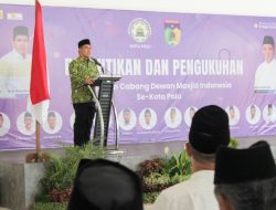 Lantik PC DMI se Kota Palu, Sirajudin: Jadikan Masjid Penyebaran Pesan Perdamaian