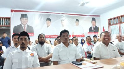 DPC Gerindra Kota Palu Usulkan Putra Sulung Jokowi Jadi Cawapres Prabowo Subianto