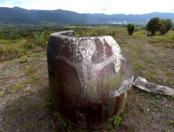 Misteri di Balik Megalit Motif Gambar Alien yang Ada di Lembah Lore Lindu