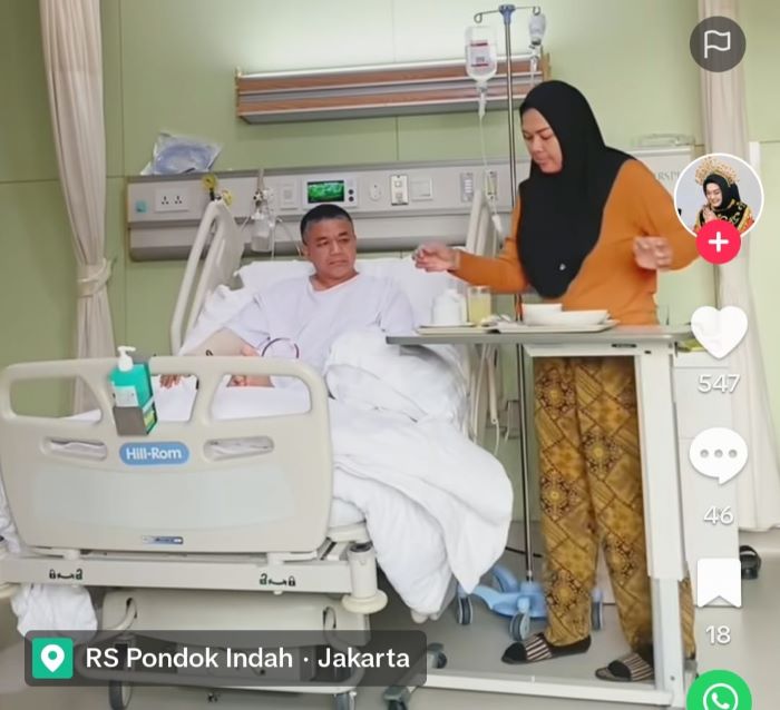 Wali Kota Palu sakit, Dirawat di Rumah Sakit Pondok Indah Jakarta