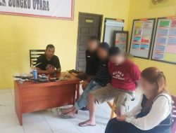 Polsek Bungku Utara Menangkap Empat Pengedar Sabu, Satu Diantaranya Perempuan