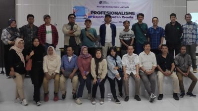 Menatap Pemilu: Aliansi Jurnalis Independen Kota Palu Gelar Uji Kompetensi dan Workshop Profesionalisme