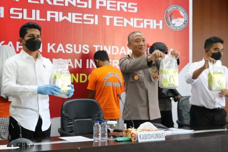 Polisi Ungkap 68 Kasus Narkoba di Sulawesi Tengah, 7,6 Kg Sabu Disita
