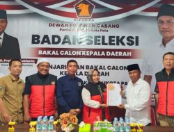 Calon Wali Kota Palu Muhammad J Wartabone Serahkan Berkas Pendaftaran ke Gerindra