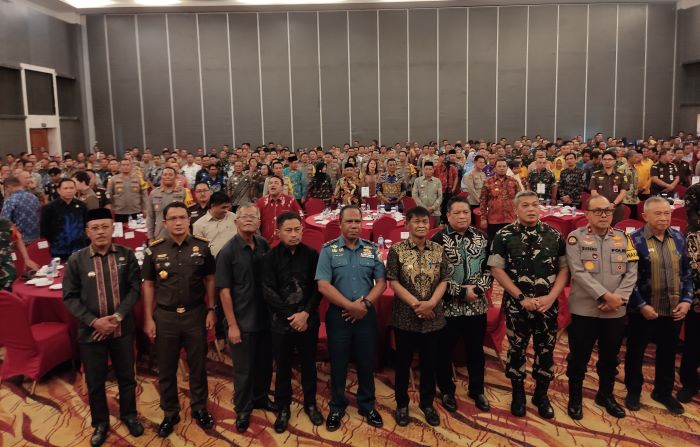 Wakil Bupati Morowali Utara Hadiri Rakor Forkopimda se-Sulawesi Tengah di Kota Palu