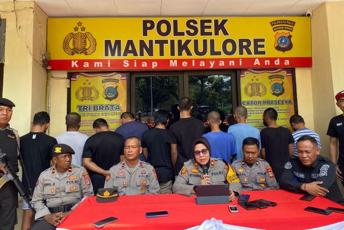 Polsek Mantikulore Tangkap 11 Pelaku Pencurian Motor, Besi dan Tandon Air