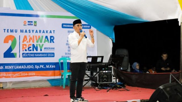 Kampanye di Moutong Utara, Anwar Hafid Tawarkan Solusi Lewat 9 Program BERANI